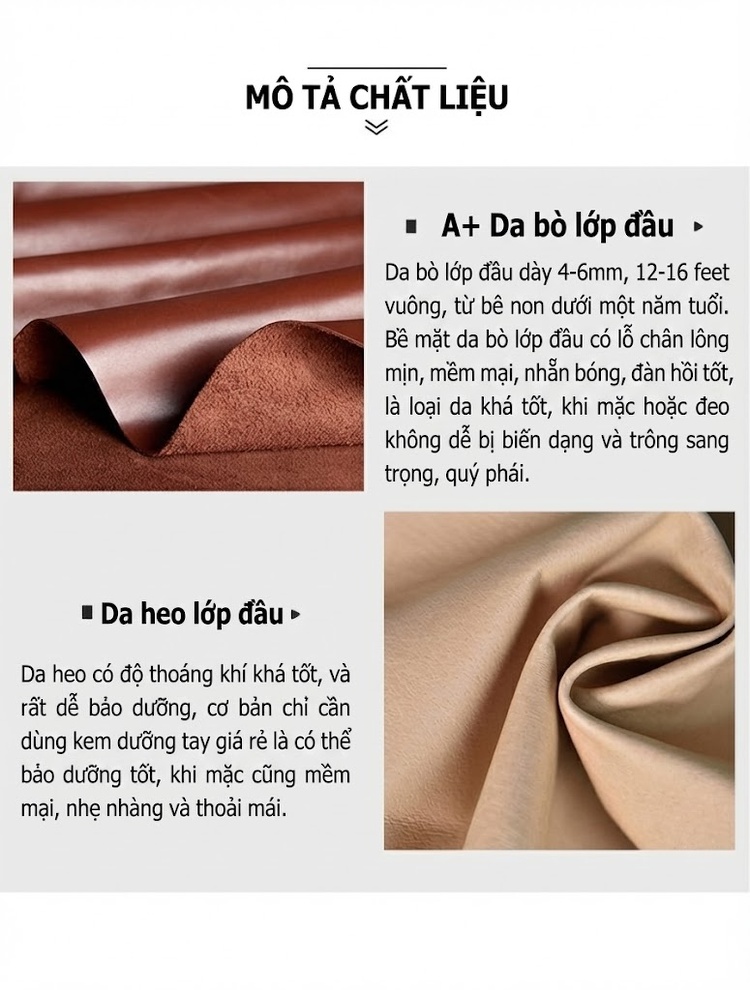 Giày Tây Buộc Dây Nam Da Bò Dập Vân Cá Sấu Chiều Cao Đế Khoảng 3cm Màu Nâu chi tiết 4