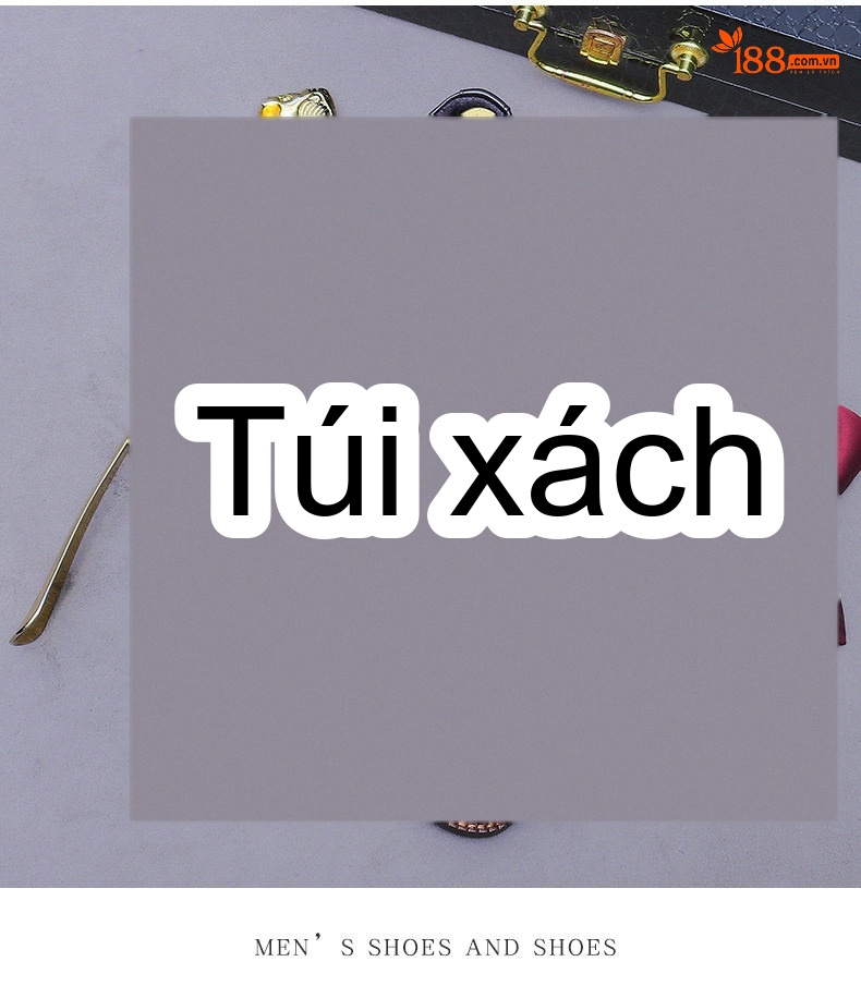 Giày Tây Buộc Dây Nam Da Bò Đinh Tán Chiều Cao Đế Khoảng 3cm Màu Đen, Nâu chi tiết 8