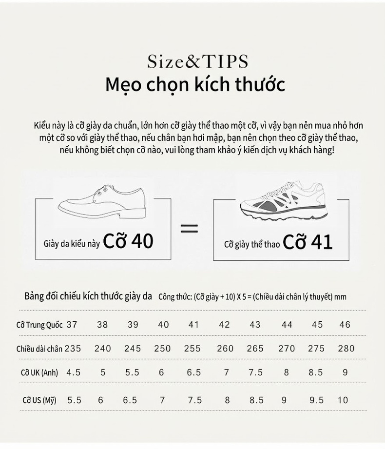 Giày Tây Buộc Dây Nam Da Bò Đục Lỗ Chiều Cao Đế Khoảng 3cm Màu Trắng, Nâu chi tiết 21