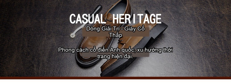 Giày Tây Buộc Dây Nam Da Bò Mềm Chiều Cao Đế Khoảng 3cm Màu Đen, Nâu chi tiết 1