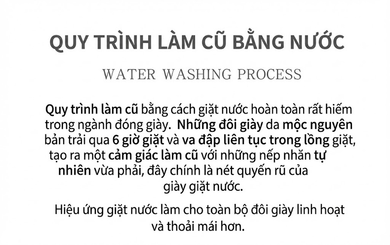 Giày Tây Buộc Dây Nam Da Bò Vân Sần Chiều Cao Đế Khoảng 3cm Màu Đen, Nâu chi tiết 17