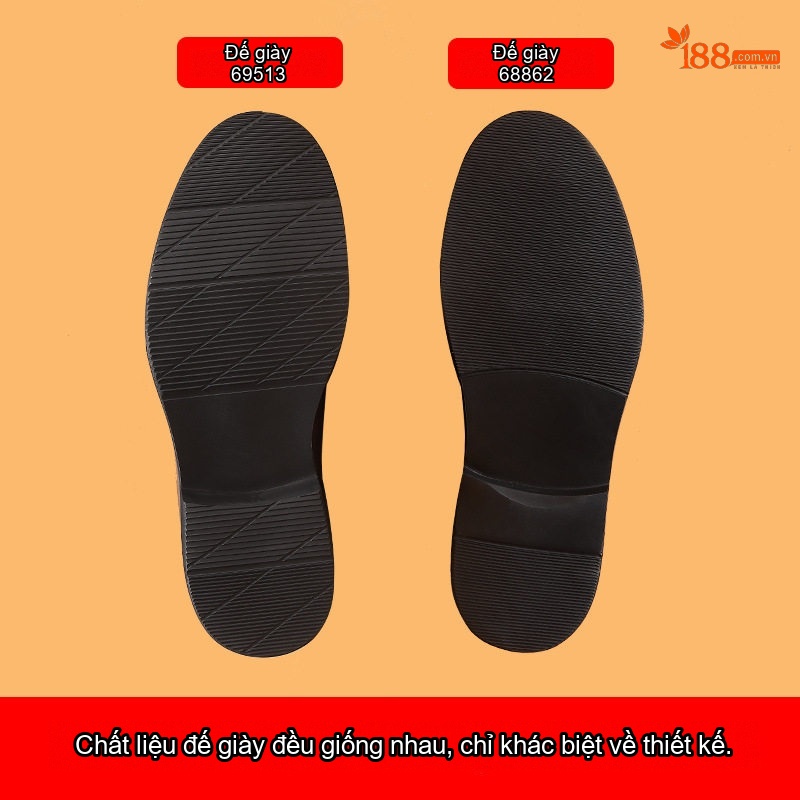 Giày Tây Buộc Dây Nam Da Bóng Brogue Chiều Cao Đế Khoảng 4cm Màu Đen, Nâu chi tiết 3