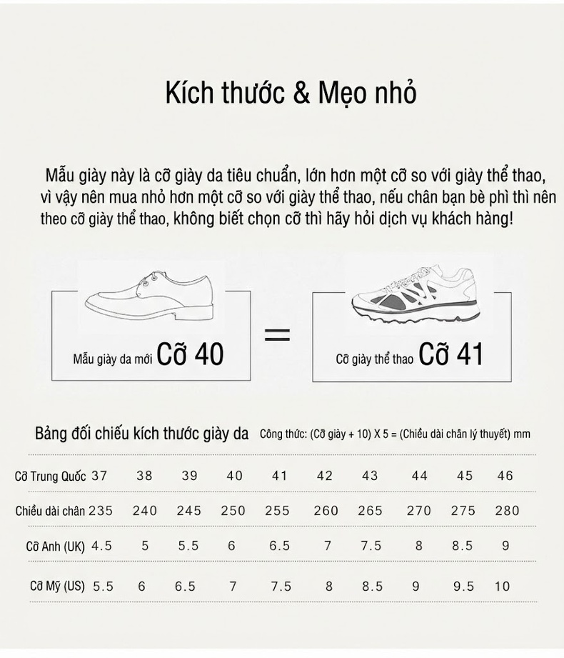 Giày Tây Buộc Dây Nam Da Bóng Chiều Cao Đế Khoảng 3cm Màu Đen chi tiết 16