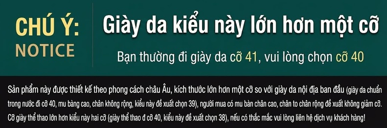 Giày Tây Buộc Dây Nam Da Bóng Chiều Cao Đế Khoảng 3cm Màu Đen, Nâu chi tiết 14