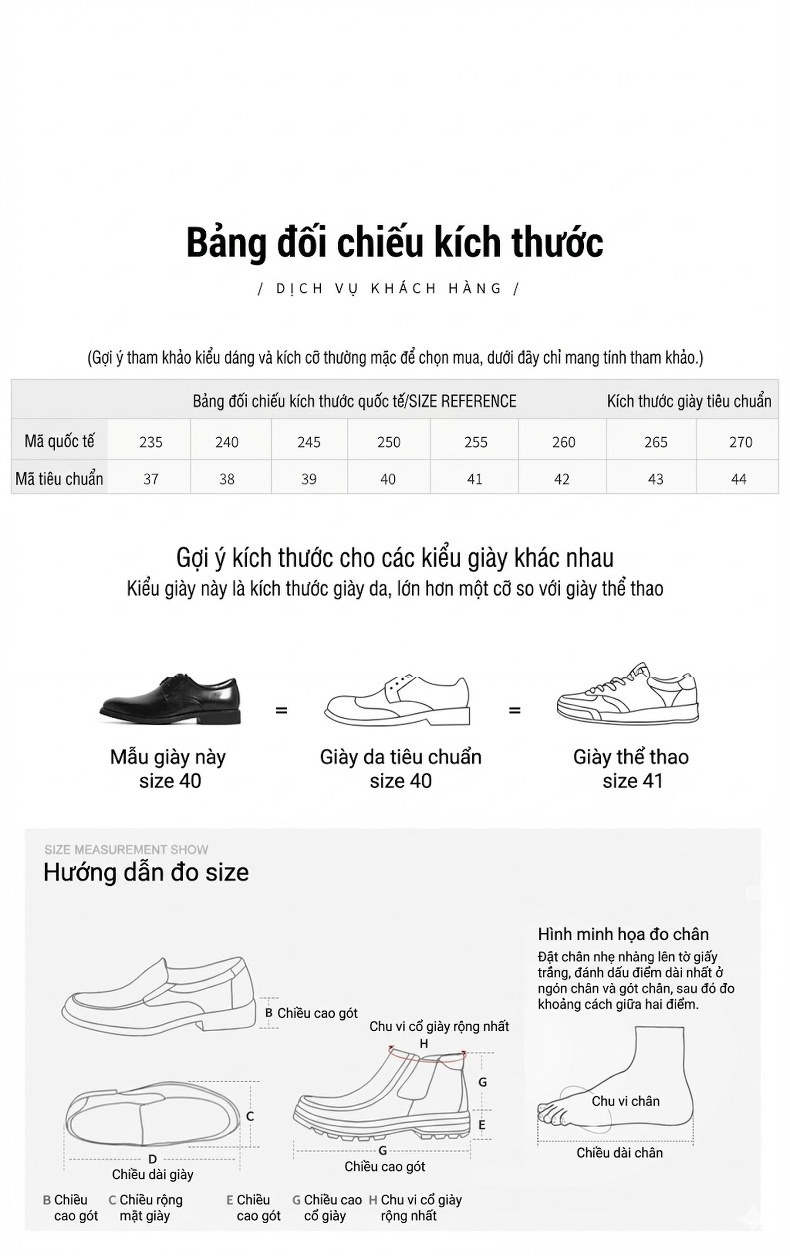 Giày Tây Buộc Dây Nam Da Bóng Chiều Cao Đế Khoảng 3cm Màu Nâu chi tiết 10