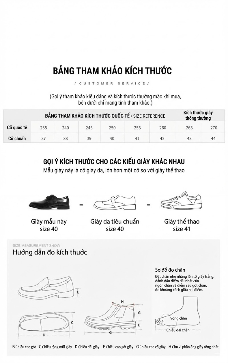Giày Tây Buộc Dây Nam Da Thật Chiều Cao Đế Khoảng 3cm Màu Đen, Nâu chi tiết 21