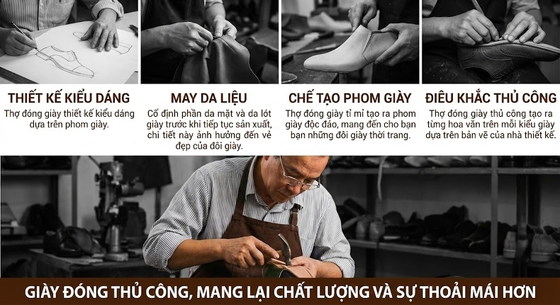 Giày Tây Buộc Dây Nam Da Thật Da Bò Họa Tiết Chiều Cao Đế Khoảng 3cm Màu Nâu chi tiết 2
