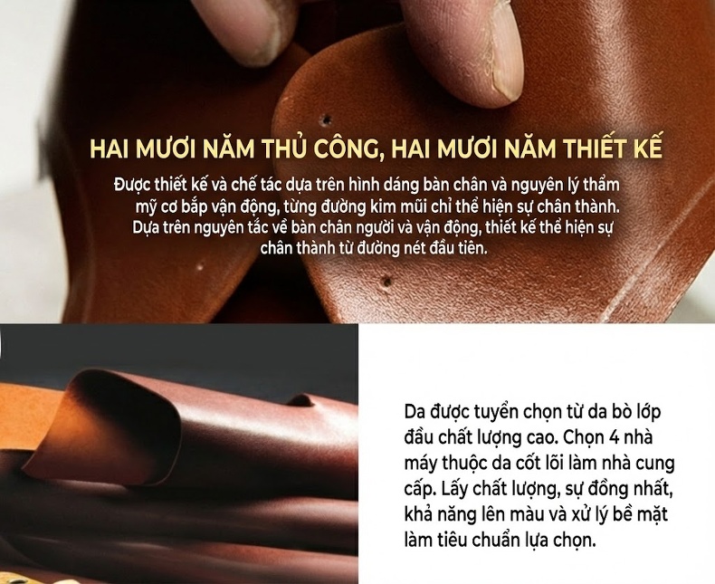 Giày Tây Buộc Dây Nam Da Thật Họa Tiết Brogue Chiều Cao Đế Khoảng 3cm Màu Đen, Nâu chi tiết 26