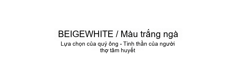 Giày Tây Buộc Dây Nam Da Thật Lỗ Thoáng Chiều Cao Đế Khoảng 3cm Màu Trắng Kem, Nâu, Đen chi tiết 5