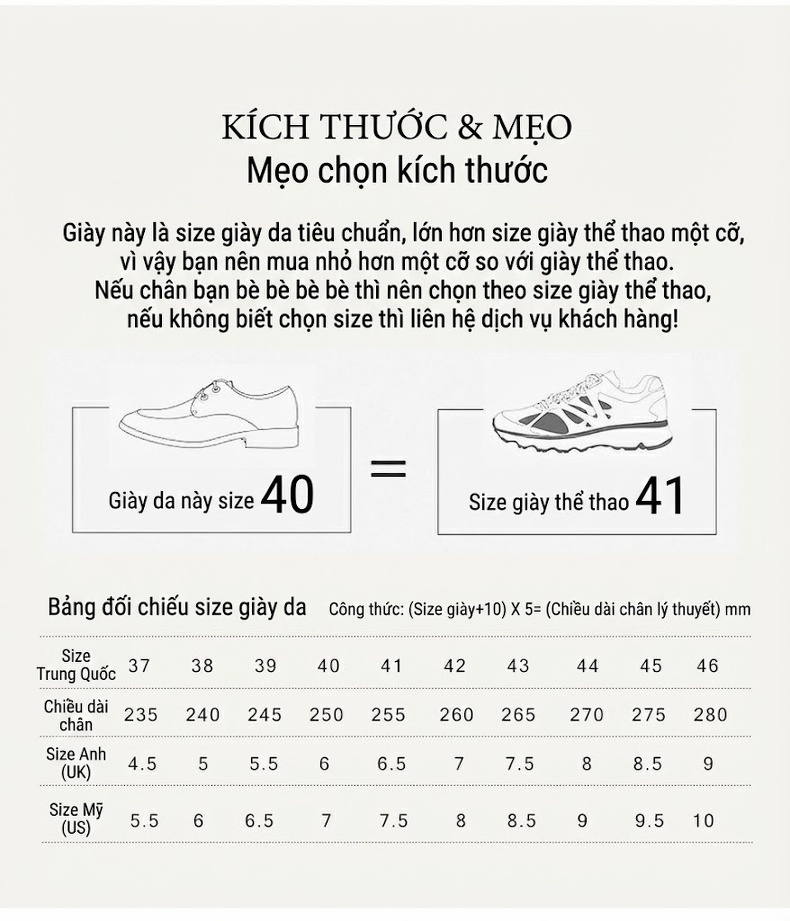 Giày Tây Oxford Buộc Dây Nam Da Bò Nguyên Tấm Chiều Cao Đế Khoảng 3cm Thiết Kế Brogue Màu Đen, Nâu chi tiết 16