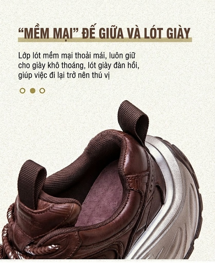 Giày Thể Thao Nữ Cổ Điển Đế Bánh Mì Chiều Cao Đế Khoảng 5cm Phong Cách Vintage Màu Đen, Nâu chi tiết 6