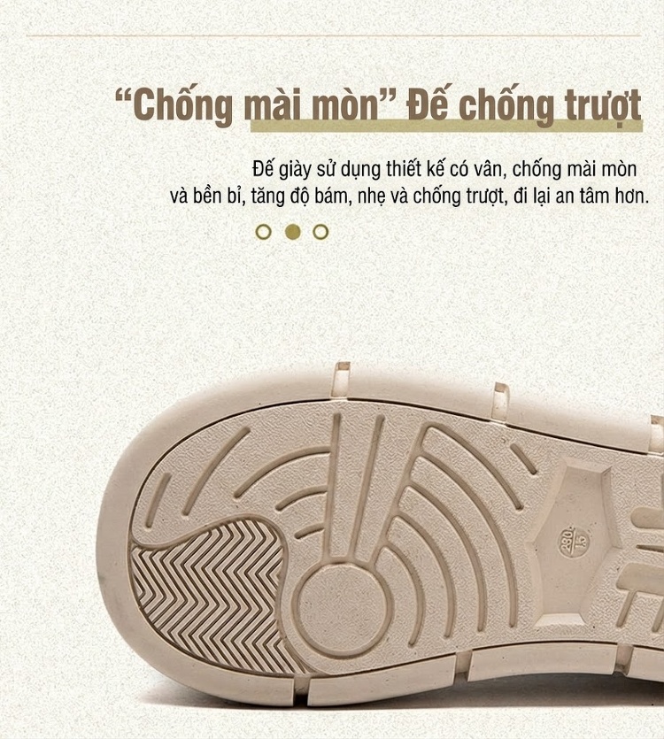 Giày Thể Thao Nữ Da Bò Đế Bệt Chiều Cao Đế Khoảng 4cm Màu Nâu, Xanh chi tiết 5