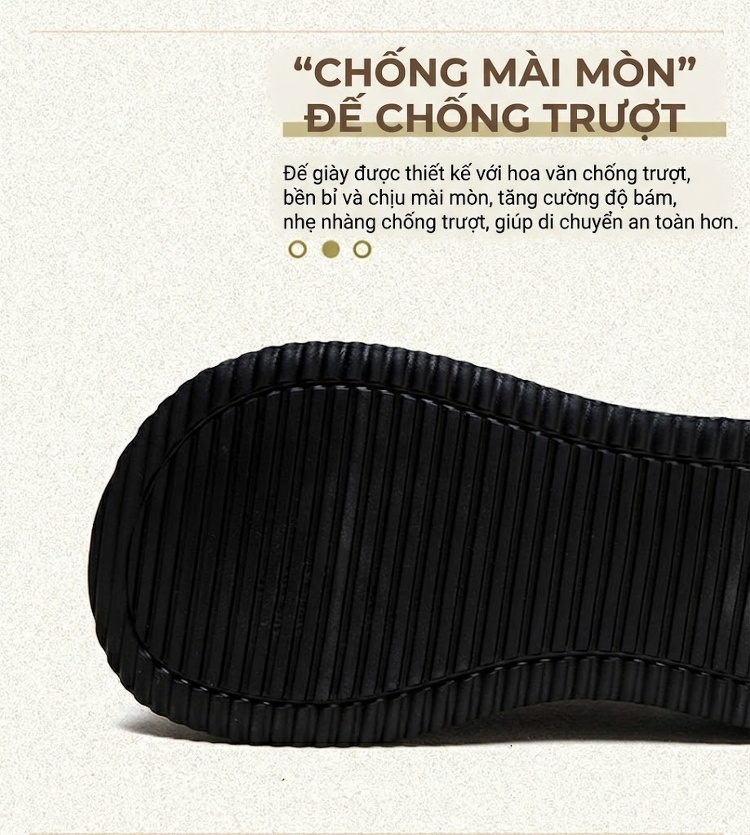 Giày Thể Thao Nữ Da Bò Đế Dày Chiều Cao Đế Khoảng 5cm Màu Đen, Nâu chi tiết 4
