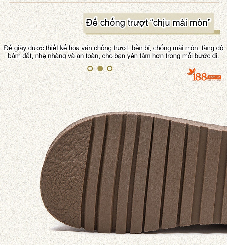 Giày Thể Thao Nữ Da Bò Kiểu Đức Chiều Cao Đế Khoảng 3cm Màu Nâu, Kem chi tiết 6