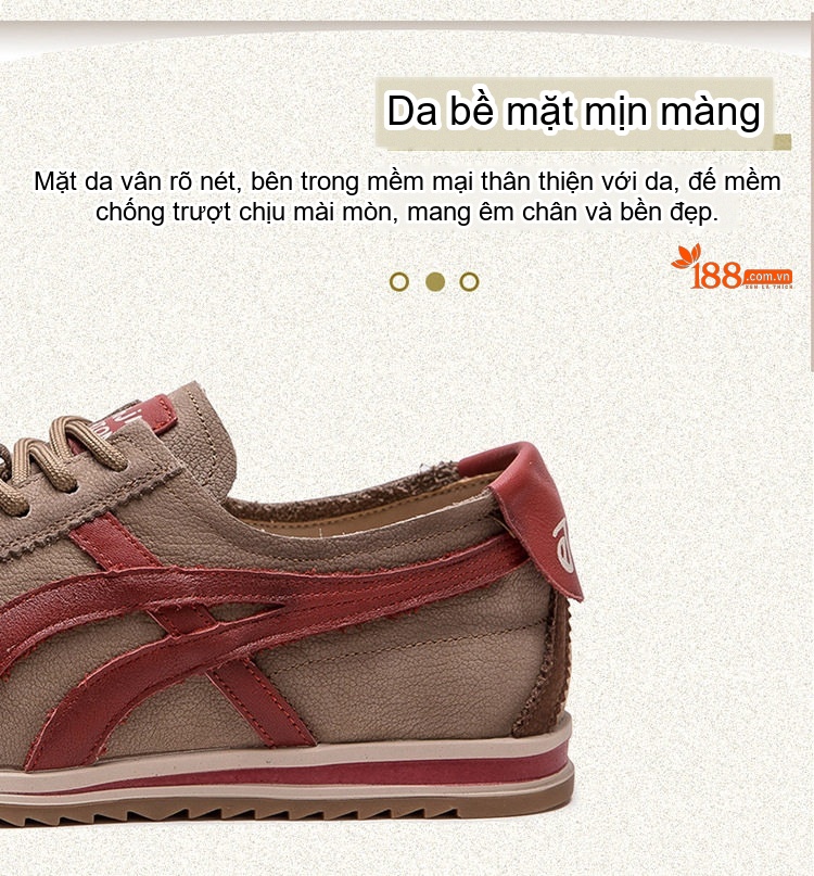 Giày Thể Thao Nữ Đế Bằng Phối Màu Phong Cách Retro Thoải Mái Chiều Cao Đế Khoảng 2cm Màu Kem, Đỏ, Nâu, Đen chi tiết 3