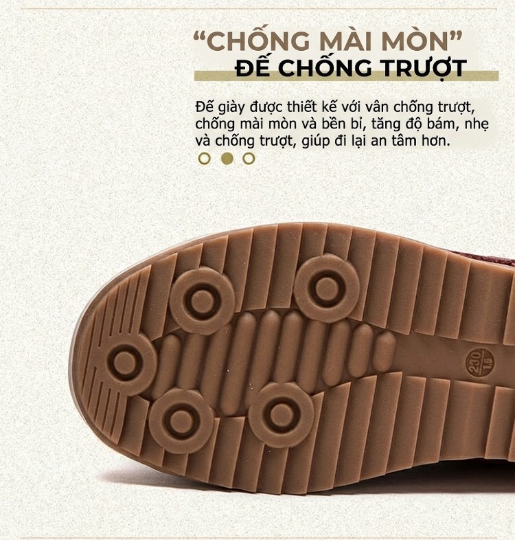 Giày Thể Thao Nữ Đế Bằng Phối Màu Phong Cách Retro Thoải Mái Chiều Cao Đế Khoảng 2cm Màu Kem, Đỏ, Nâu, Đen chi tiết 5