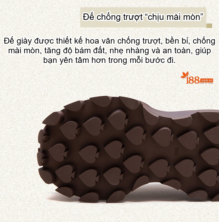 Giày Thể Thao Nữ Đế Bánh Mì Dây Buộc Phong Cách Thời Trang Chiều Cao Đế Khoảng 5cm Màu Nâu, Xám chi tiết 5