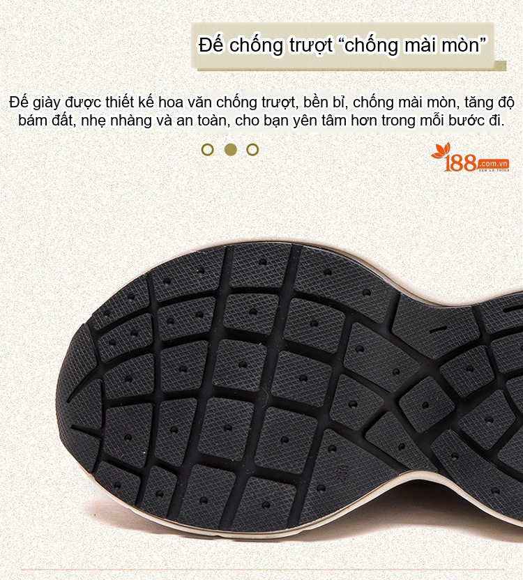 Giày Thể Thao Nữ Đế Cao Thời Trang Chiều Cao Đế Khoảng 5cm Màu Be, Đen chi tiết 5