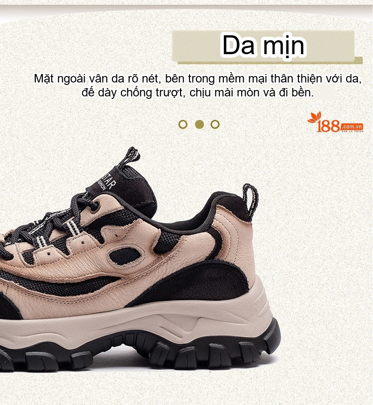 Giày Thể Thao Nữ Đế Dày Phong Cách Ulzzang Chiều Cao Đế Khoảng 5cm Màu Nâu, Đỏ, Đen, Be chi tiết 3