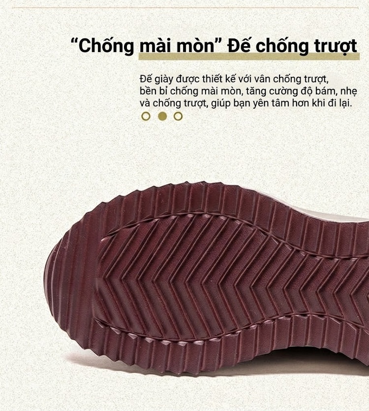 Giày Thể Thao Nữ Lưới Thoáng Khí Đế Dày Chiều Cao Đế Khoảng 4cm Màu Be, Xanh Lá, Đỏ chi tiết 5