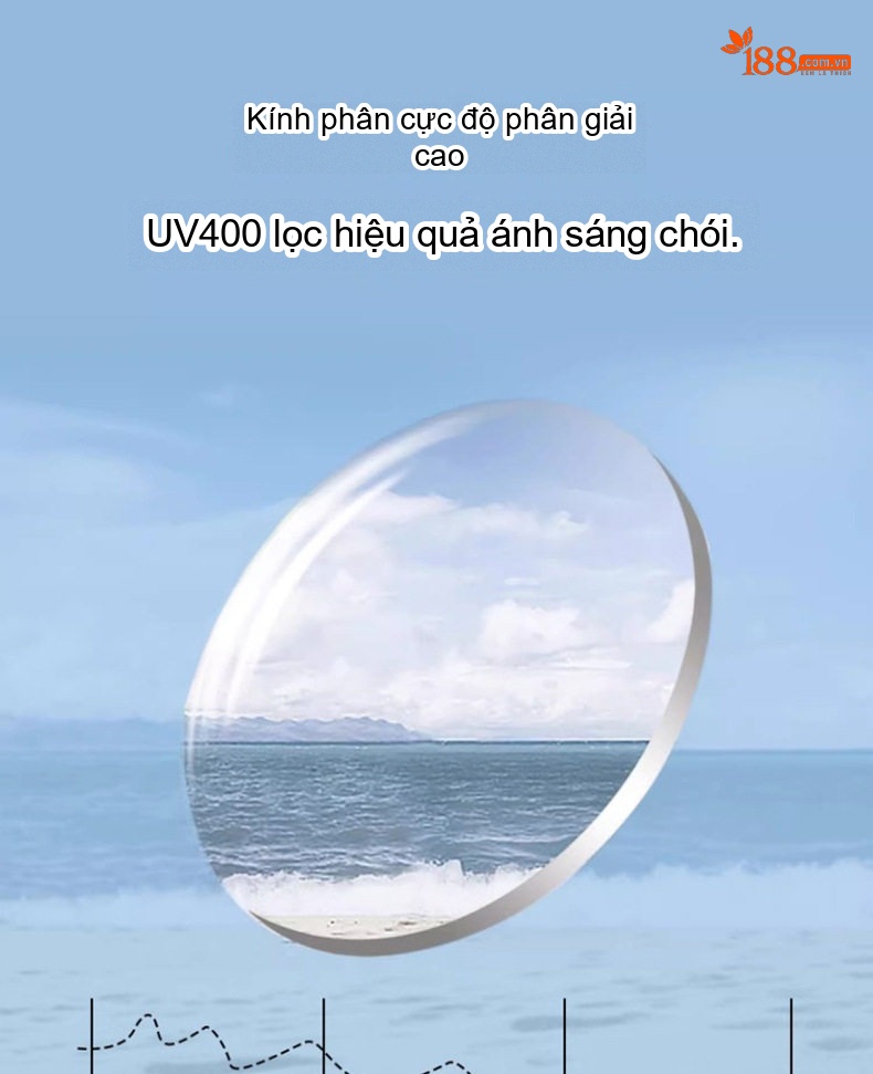 Kính Mát Nữ Gọng Lớn Trà Sắc Phân Cực Chống Tia UV Mặt Lớn Thon Gọn Phong Cách 2025 Màu Đen, Nâu, Xám chi tiết 5