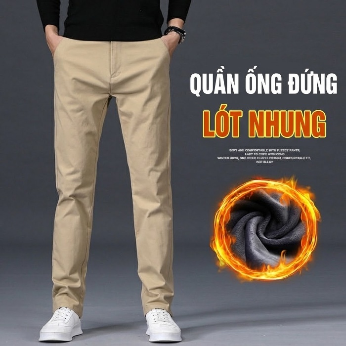 Kaki [MY02 lót nhung]