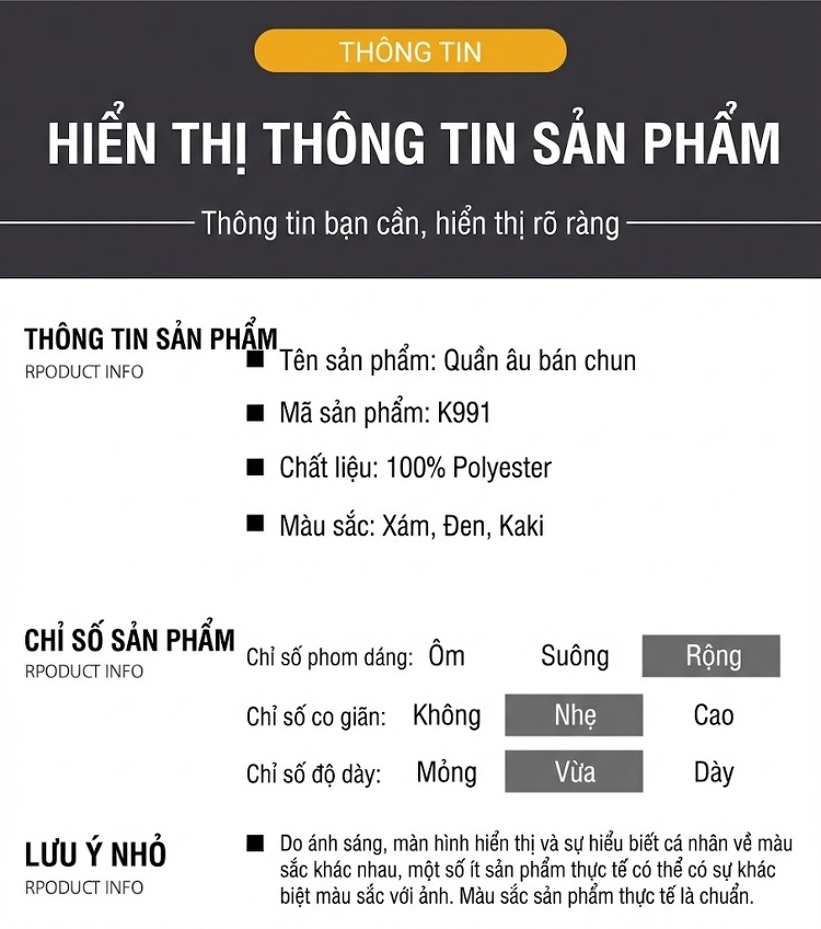 Quần Dài Nam Ống Đứng Lưng Thun Thoải Mái Phong Cách Công Sở Màu Đen, Nâu, Xám chi tiết 14