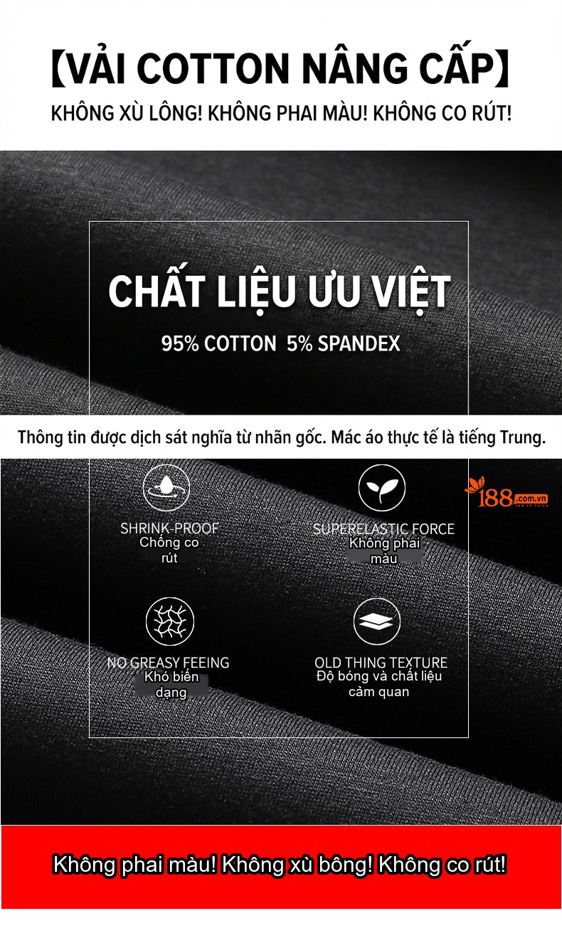 Quần dài nam ống suông dáng rộng thể thao giữ ấm thu đông chi tiết 4