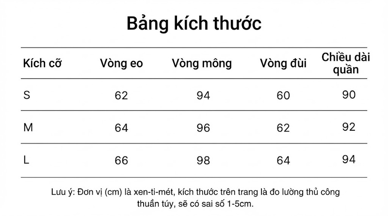 Quần Haralen Nữ Ống Suông Rộng Cạp Cao Phong Cách Hàn Quốc Màu Đen, Tím, Kem chi tiết 7