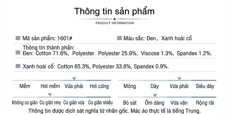 Quần Jean Nam Ống Đứng Slimfit Cotton Màu Đen chi tiết 2