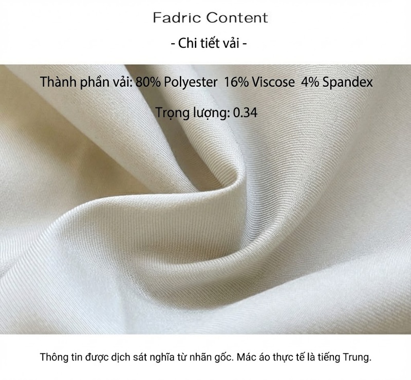 Quần Ống Rộng Nữ Lưng Cao Phong Cách Hàn Quốc Vải Mềm Màu Be, Nâu, Đen chi tiết 3