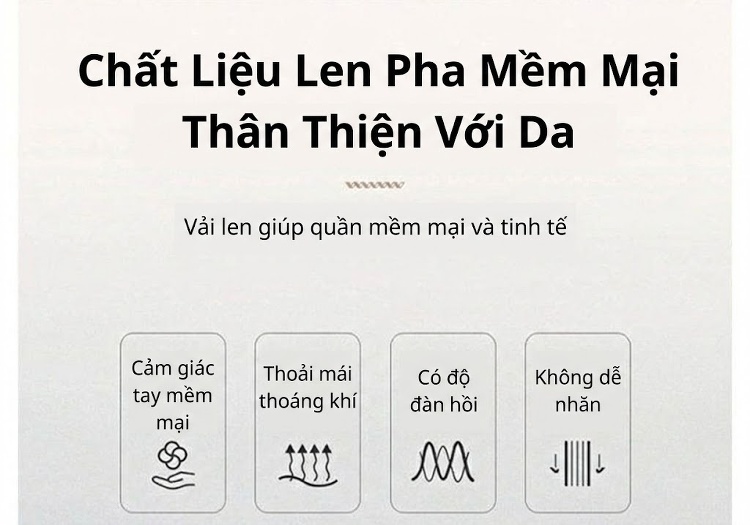 Quần Tây Nam Ống Đứng Lót Lông Cừu Giữ Ấm Chống Nhăn Màu Đen, Xám chi tiết 3