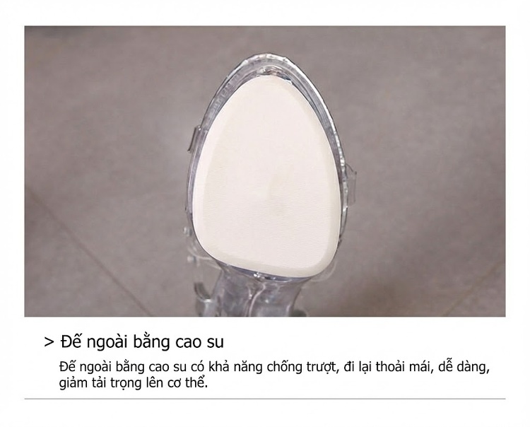 Giày Sandal Cao Gót Nữ Quai Trong Suốt Đính Hạt Gót Cao 10cm - 12cm Màu Đen, Trắng chi tiết 10