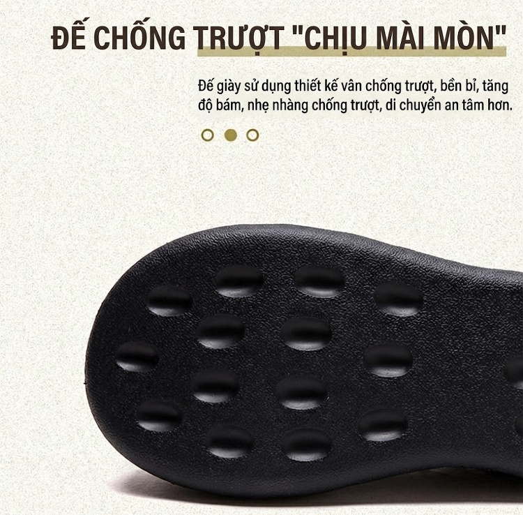 Dép Sandal Nữ Cao Cổ Đế Xuồng Lỗ Thoáng Khí Đế Cao 5cm - 6cm Màu Nâu, Đen chi tiết 5