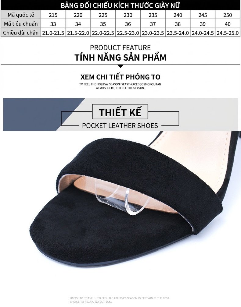Giày Sandal Cao Gót Nữ Phối Màu Quai Mảnh Gót Nhọn Gót Cao 8cm Màu Đỏ, Xanh, Be, Đen chi tiết 3
