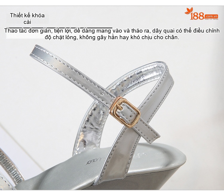 Giày Sandal Cao Gót Nữ Quai Mảnh Gót Nhọn Gót Cao 10cm - 12cm Màu Đen, Đỏ, Trắng, Hồng... chi tiết 5