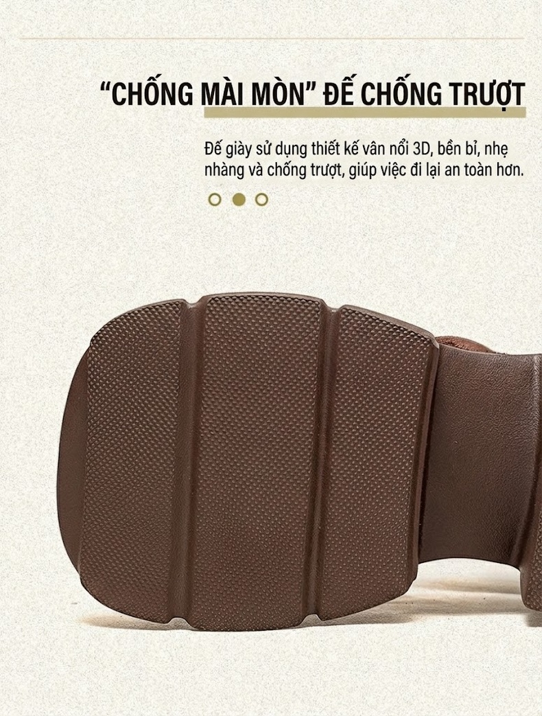 Dép Sandal Nữ Quai Bản To Đế Dày Phong Cách Retro Đế Cao 5cm - 6cm Màu Đen, Nâu chi tiết 5