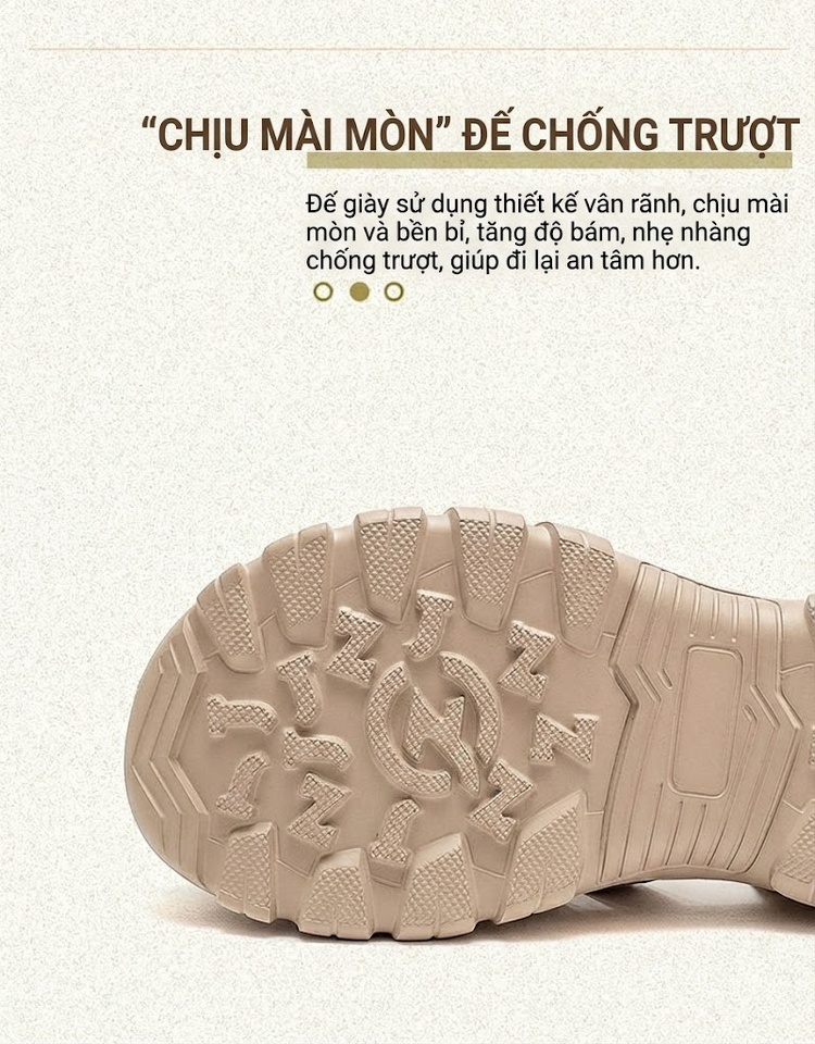 Dép Sandal Nữ Bít Mũi Dây Rút Đế Cao 4cm - 5cm Màu Kem, Hồng, Xanh chi tiết 6