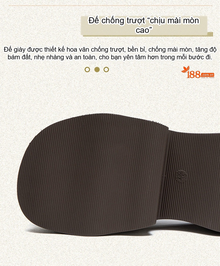 Dép Sandal Nữ Retro Hở Ngón Cổ Cao Dây Buộc Đế Cao 4cm - 5cm Màu Nâu, Đen chi tiết 5