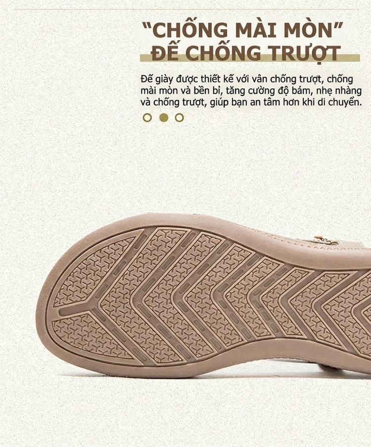 Dép Sandal Nữ Quai Dệt Phong Cách Bohemian Đế Cao 3cm - 4cm Màu Đen, Kem, Đỏ... chi tiết 4