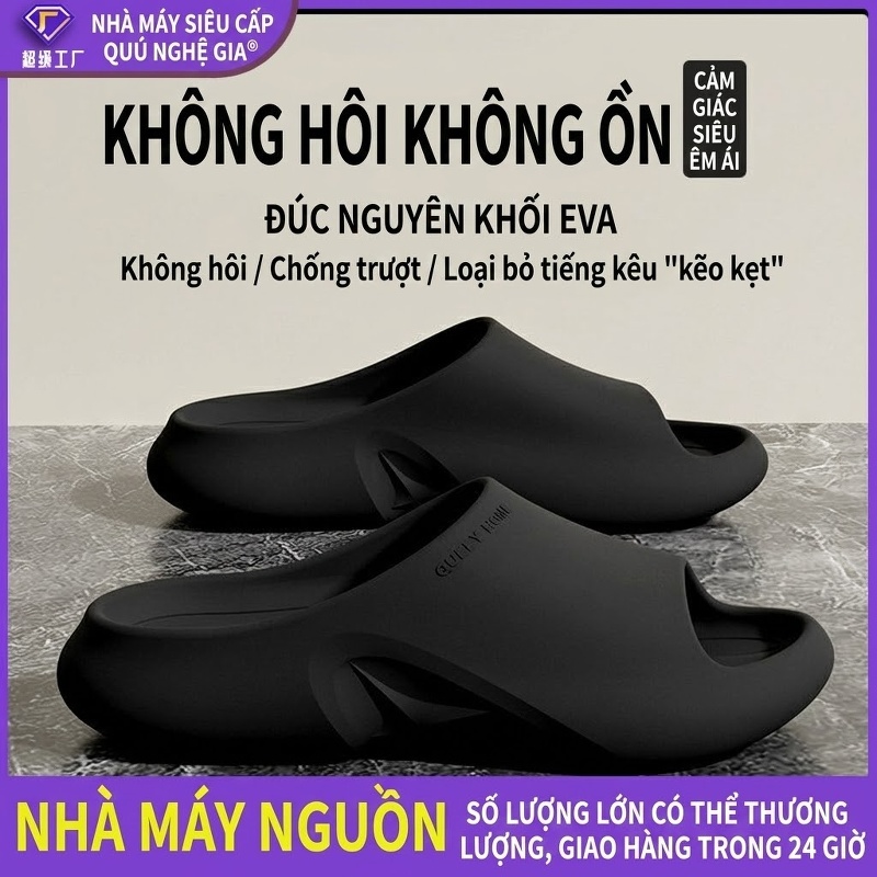 Dép Sandal Nam Quai Chéo Mềm Mại Thoáng Khí Đế Cao 3cm - 4cm Màu Xanh Dương, Trắng, Xanh Lá, Đen chi tiết 18