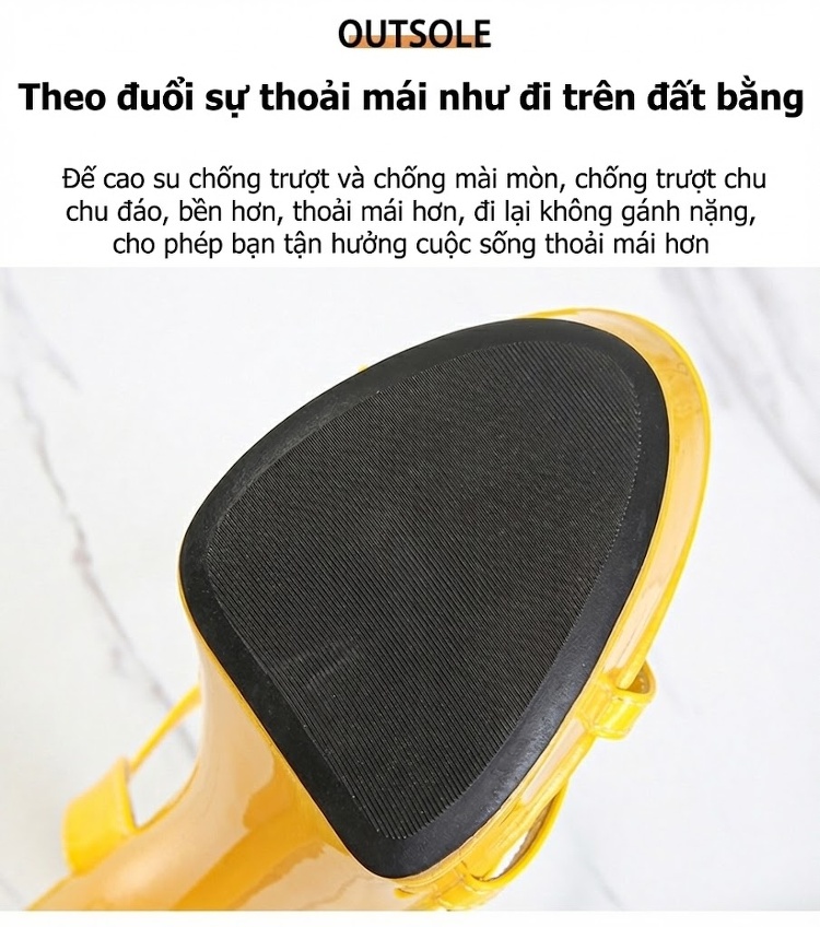 Giày Sandal Cao Gót Nữ Quai Mảnh Gót Nhọn Da Bóng Gót Cao 12cm Màu Đen, Đỏ, Vàng, Bạc... chi tiết 24