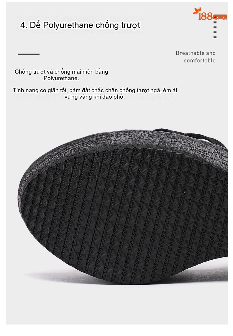 Giày Sandal Cao Gót Nữ Đế Xuồng Quai Ngang Gót Cao 11cm Màu Đen, Vàng, Xanh Lá chi tiết 8