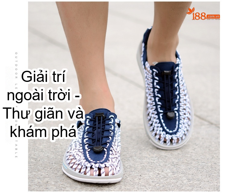Sandal Rọ Nam Quai Dệt Bện Thoáng Khí Chống Trượt Chiều Cao Đế Khoảng 3cm Màu Đen, Xám, Đỏ, Xanh Navy... chi tiết 15