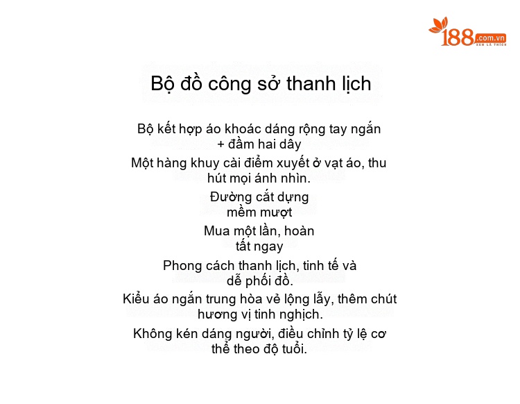 Set Áo Blazer Tay Ngắn Và Váy Hai Dây Nữ Kiểu Dáng Công Sở Màu Kem, Hồng, Xanh chi tiết 2