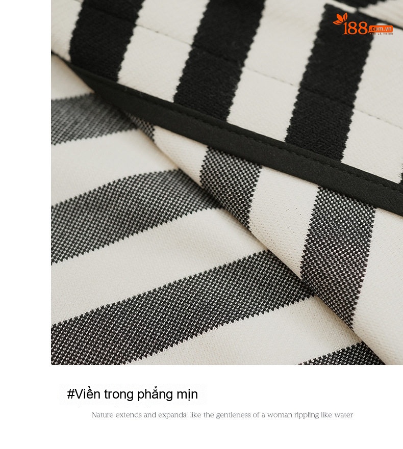 Set Áo Khoác Dệt Kim Sọc Ngang và Đầm Hai Dây Xẻ Tà Dáng Ôm chi tiết 4