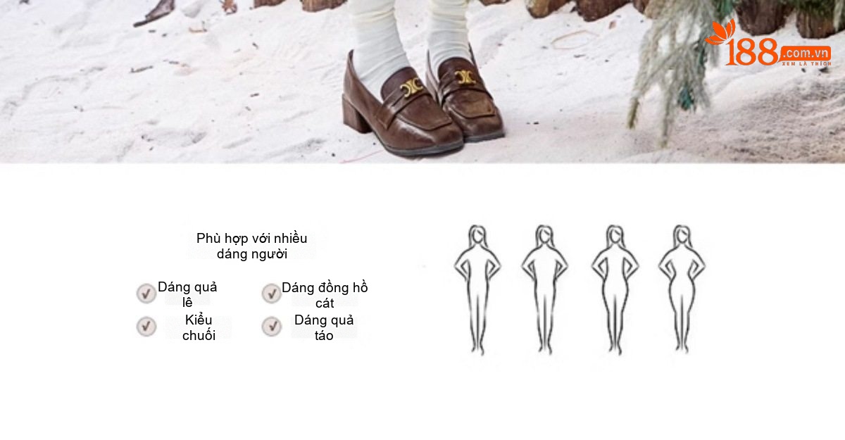 Set Áo Khoác Lông và Chân Váy Tiểu Thư Phong Cách Hàn Quốc chi tiết 15