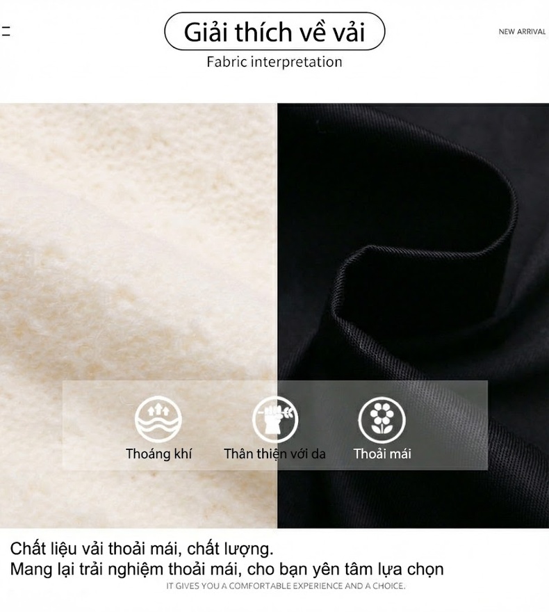 Set Áo Khoác Tay Dài và Chân Váy Xòe Tiểu Thư Phong Cách Thời Trang Nữ Màu Trắng Kem, Đen chi tiết 6