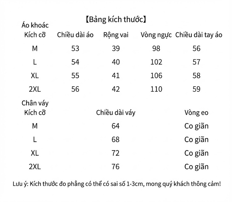 Set Áo Khoác Tiểu Hương Nữ Và Chân Váy Ngắn dáng chữ A Cổ Màu Phối chi tiết 13