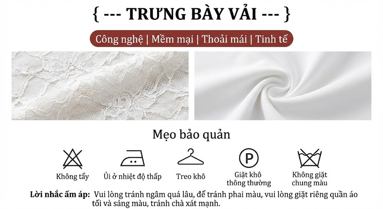 Set Áo và Chân Váy Ren Nữ Cổ Tàu Tay Bồng Phong Cách Trung Hoa Cách Tân Màu Trắng, Đen, Hồng chi tiết 7